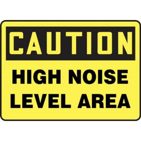 Accuform OSHA CAUTION SAFETY SIGN HIGH NOISE MPPA638XP MPPA638XP - main
